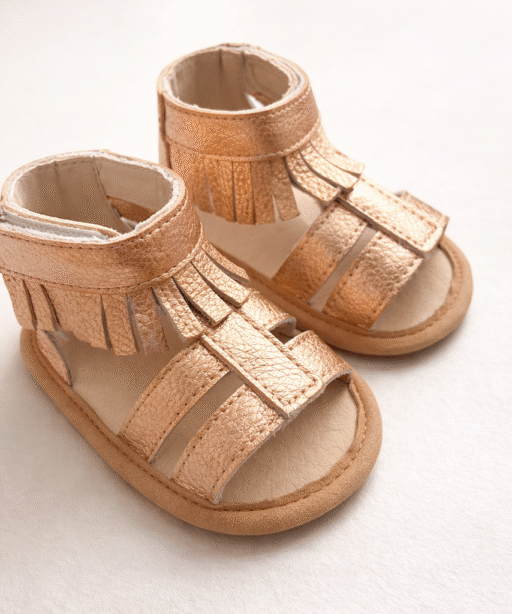 Alternative view of Rose-gold sandals
